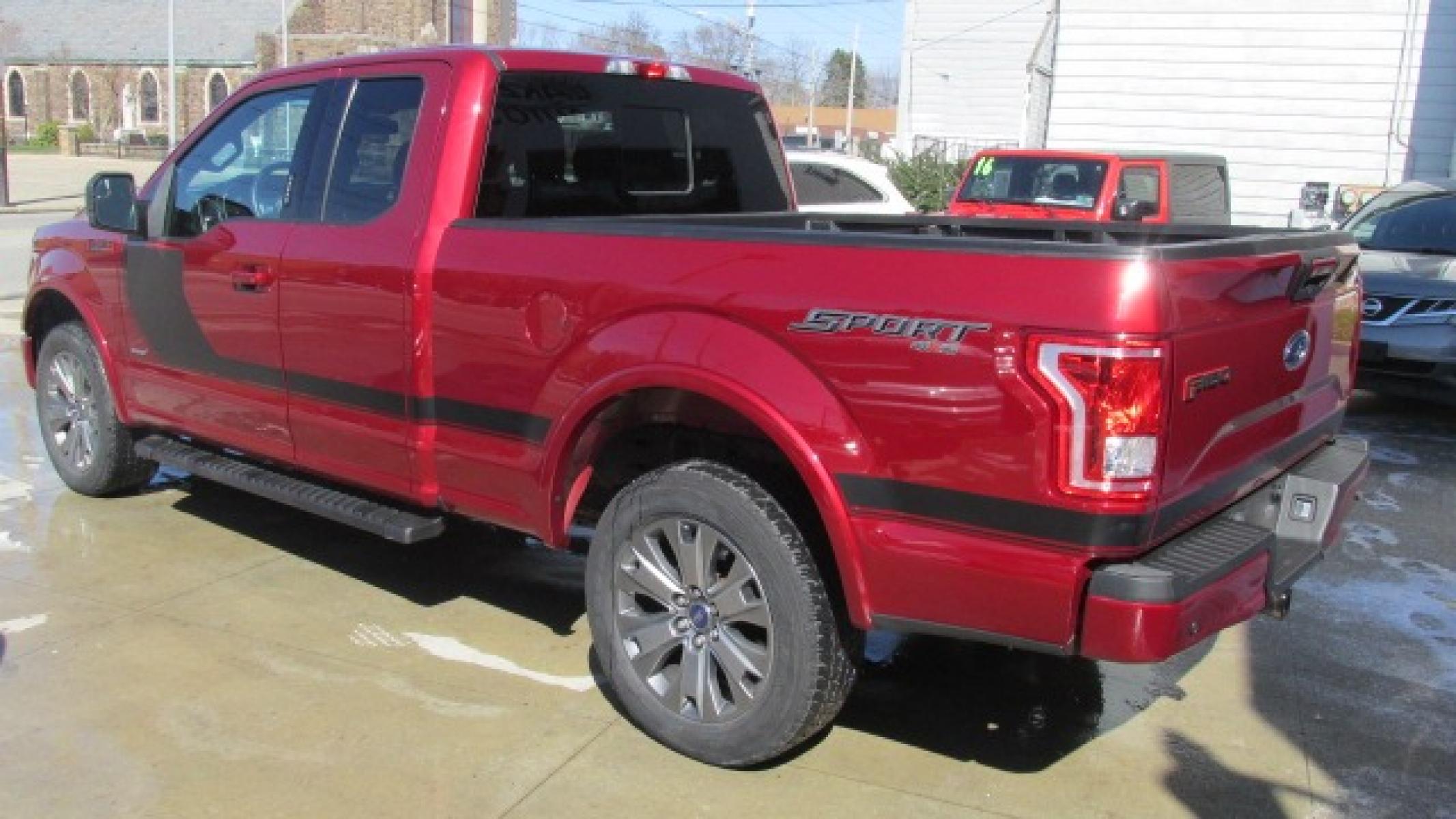 2016 Ruby Red Metallic /Graphite Ford F-150 XLT SPORT (1FTFX1EG2GF) with an 3.5L V6 DOHC 24V engine, 6-Speed Automatic transmission, located at 827 W 26th Street, Erie, PA, 16508, (814) 455-3401, 42.105431, -80.090942 - Thanks for looking at our two-owner rust and accident-free recent arrival. This is the XLT model with the Sport appearance package loaded with lots of options including dual power front seats, power rear window. factory remote start and lots more. A full service was just completed in our service de - Photo #5